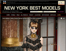 Tablet Screenshot of newyorkbestmodels.com